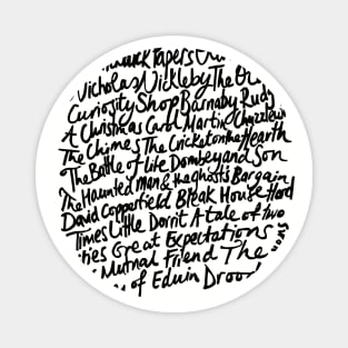 Charles Dickens Novels Magnet